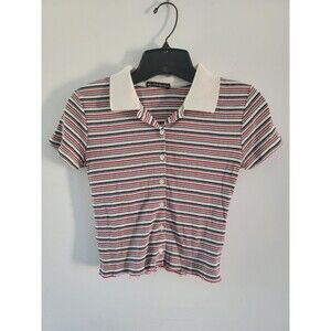 Brandy Melville Striped Caroline Top